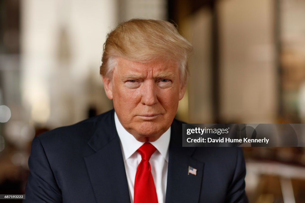 Trumpa Portrait of American real estate developer and President-elect Donald ...