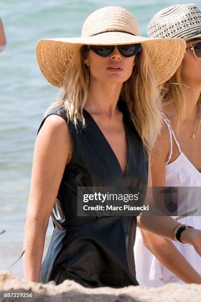 Model Doutzen Kroes is spotted during the 70th annual Cannes Film Festival at on May 23, 2017 in Cannes, France.