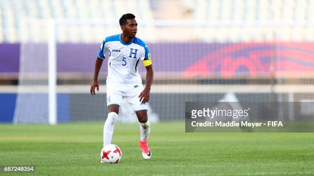Dylan Andrade of Honduras in action during the FIFA U-20 World Cup Korea Republic 2017 group E match between France and Honduras at Cheonan Baekseok...