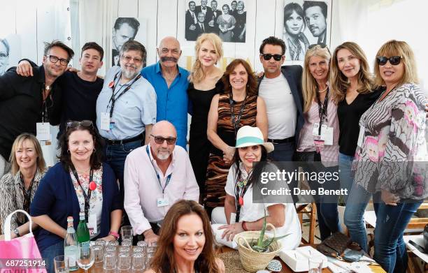 Nicole Kidman and Colin Farrell with the Hollywood Foreign Press Association attend a photocall for the "The Killing Of A Sacred Deer" during the...