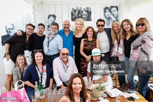 Nicole Kidman and Colin Farrell with the Hollywood Foreign Press Association attend a photocall for the "The Killing Of A Sacred Deer" during the...