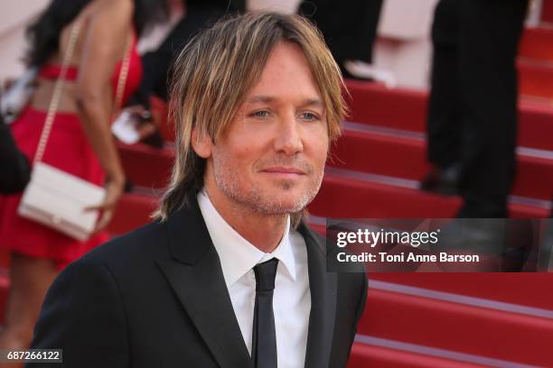 Keith Urban attends the "The Killing Of A Sacred Deer" screening during the 70th annual Cannes Film Festival at Palais des Festivals on May 22, 2017...