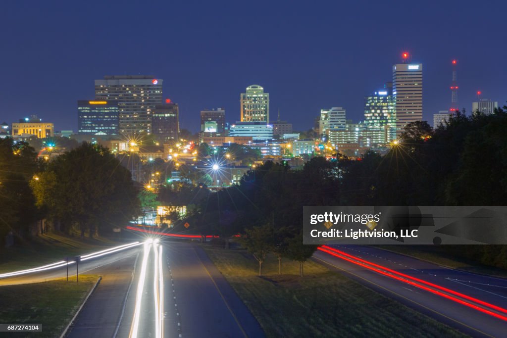 Columbia, South Carolina Downtown Skyline