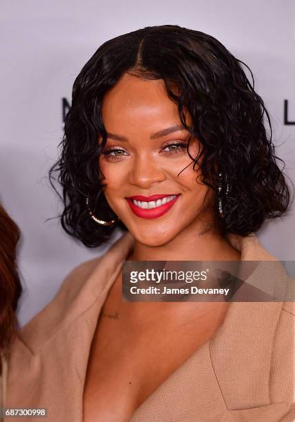 Rihanna attends the 69th Annual Parsons Benefit at Pier Sixty at Chelsea Piers on May 22, 2017 in New York City.