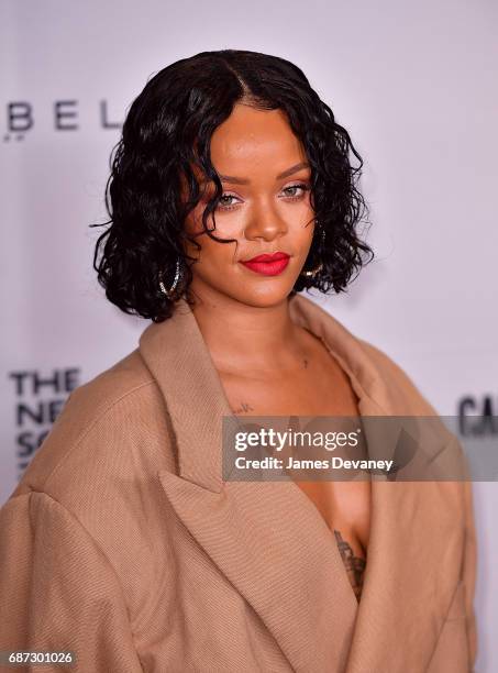 Rihanna attends the 69th Annual Parsons Benefit at Pier Sixty at Chelsea Piers on May 22, 2017 in New York City.