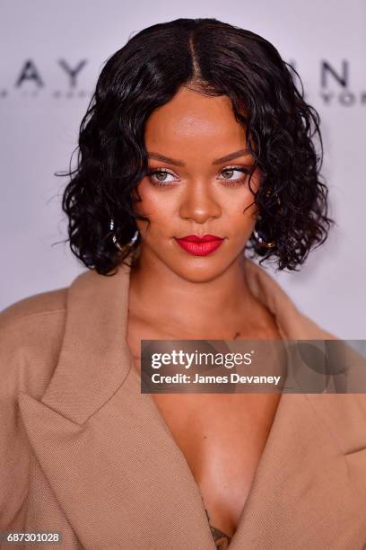 Rihanna attends the 69th Annual Parsons Benefit at Pier Sixty at Chelsea Piers on May 22, 2017 in New York City.