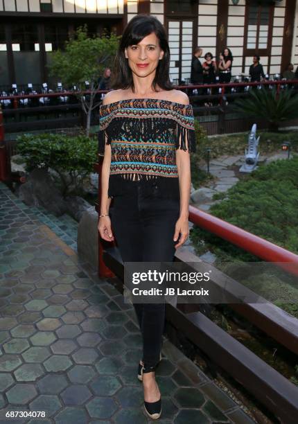 Perrey Reeves attends the Wolk Morais Collection 5 Fashion Show at Yamashiro on May 22, 2017 in Los Angeles, California.