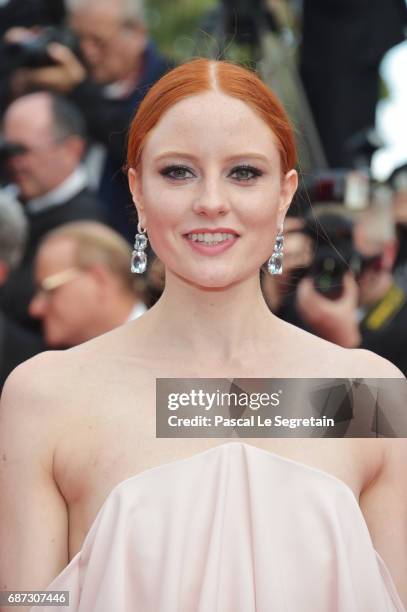 Barbara Meier attends the 70th Anniversary screening during the 70th annual Cannes Film Festival at Palais des Festivals on May 23, 2017 in Cannes,...