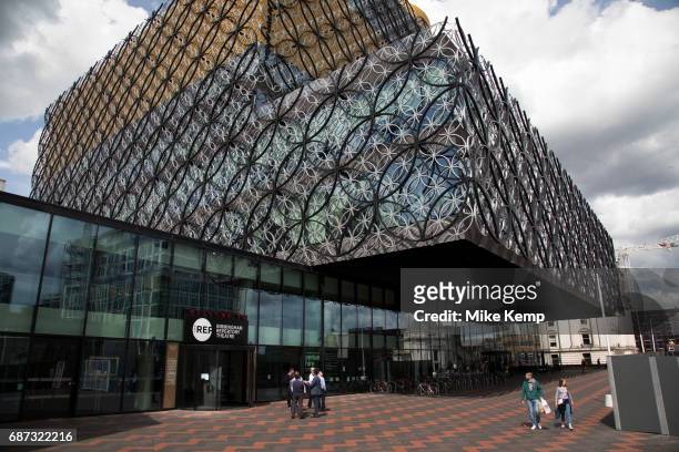 Exterior of the Library of Birmingham Birmingham, United Kingdom. The Library of Birmingham is a public library in Birmingham, England. It is...