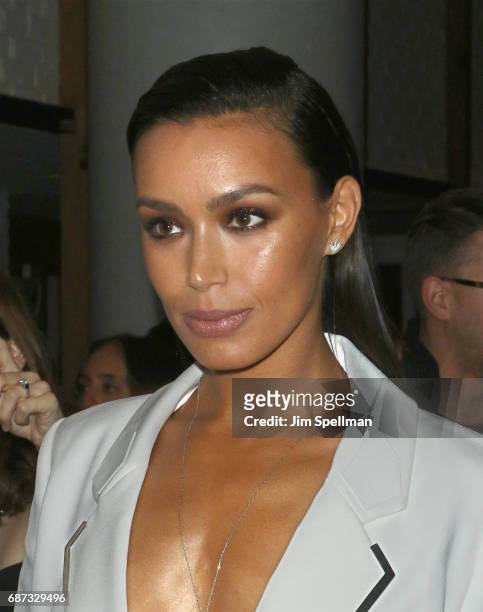Actress Ilfenesh Hadera attends the screening after party for "Baywatch" hosted by The Cinema Society at Mr. Purple on May 22, 2017 in New York City.