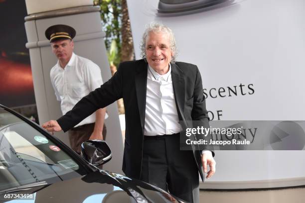 Abel Ferrara is spotted at Hotel Martinez during the 70th annual Cannes Film Festival at on May 23, 2017 in Cannes, France.