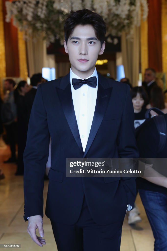 Actor Yang Yang Backstage For Kering At The 70th Cannes Film Festival