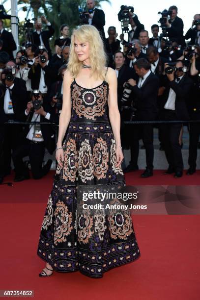 Nicole Kidman attends the 70th Anniversary of the 70th annual Cannes Film Festival at Palais des Festivals on May 23, 2017 in Cannes, France.