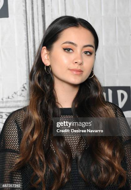Singer Jasmine Thompson attends Build to discuss her Album 'Wonderland' at Build Studio on May 23, 2017 in New York City.