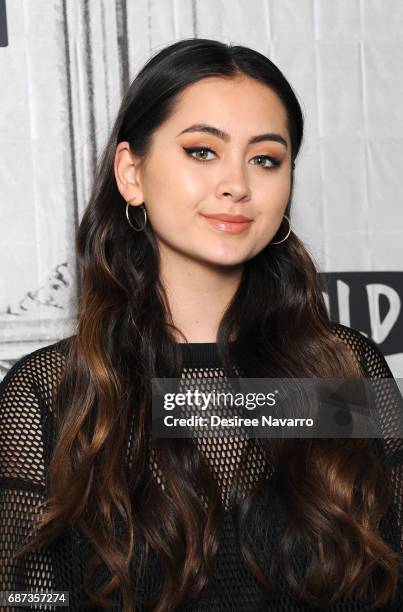 Singer Jasmine Thompson attends Build to discuss her Album 'Wonderland' at Build Studio on May 23, 2017 in New York City.