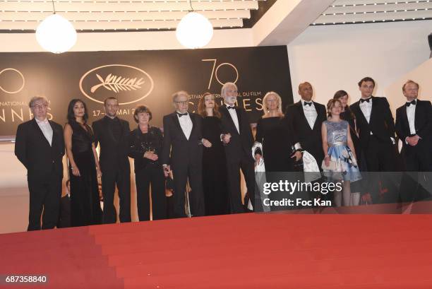 Marianne Hoepfner, Jean-Louis Trintignant, Mathieu Kassovitz, Susi Haneke, Michael Haneke, Isabelle Huppert, Fantine Harduin, Franz Harduin and Toby...