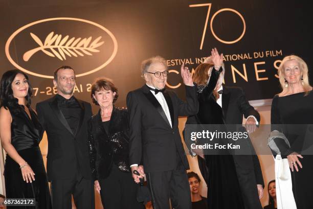 Marianne Hoepfner, Jean-Louis Trintignant, Mathieu Kassovitz, Susi Haneke, Michael Haneke, Isabelle Huppert, Fantine Harduin, Franz Harduin and Toby...