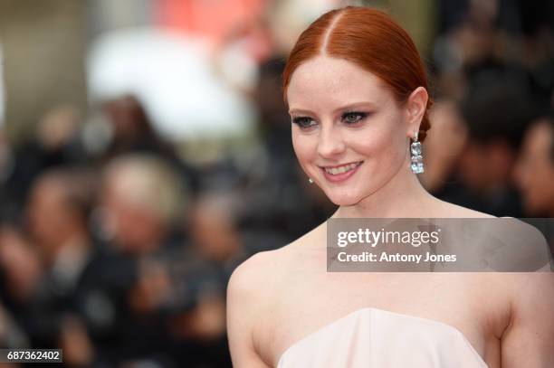 Barbara Meier attends the 70th Anniversary of the 70th annual Cannes Film Festival at Palais des Festivals on May 23, 2017 in Cannes, France.