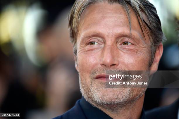 Mads Mikkelsen attends the 70th Anniversary of the 70th annual Cannes Film Festival at Palais des Festivals on May 23, 2017 in Cannes, France.