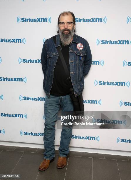 Steve Earle visits at SiriusXM Studios on May 23, 2017 in New York City.