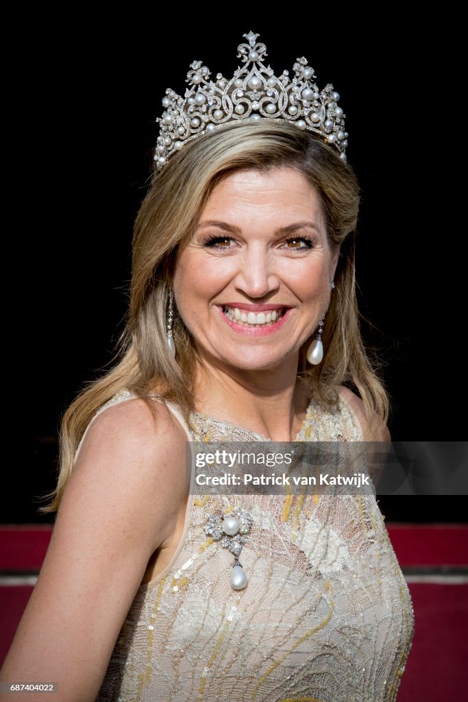 Royal Family Of The Netherlands Attends Gala Diplomatic Corps Gala Diplomatique At the Royal Palace In Amsterdam