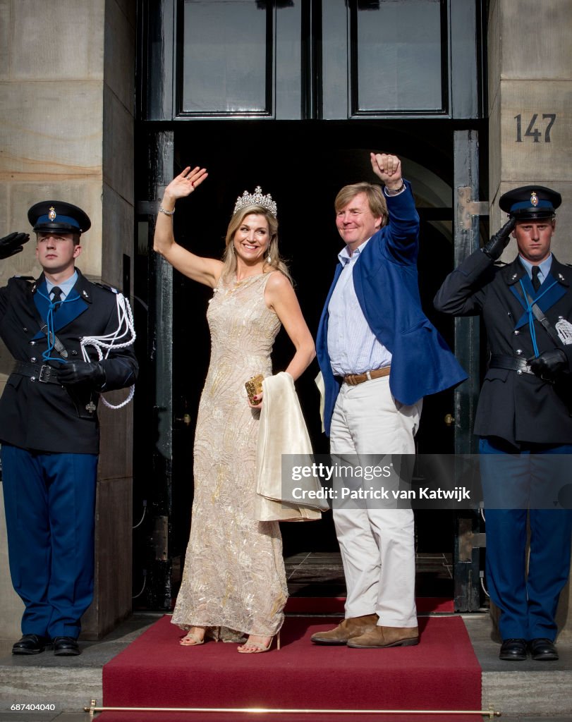 Royal Family Of The Netherlands Attends Gala Diplomatic Corps Gala Diplomatique At the Royal Palace In Amsterdam