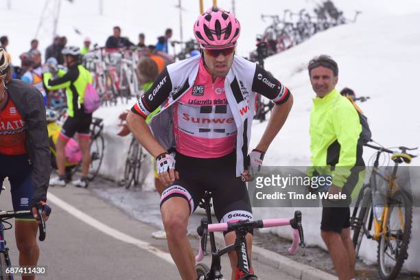 100th Tour of Italy 2017 / Stage 16 Tom DUMOULIN Pink Leader Jersey / Franco PELLIZOTTI / Passo Dello Stelvio / Rovetta - Bormio / Giro /