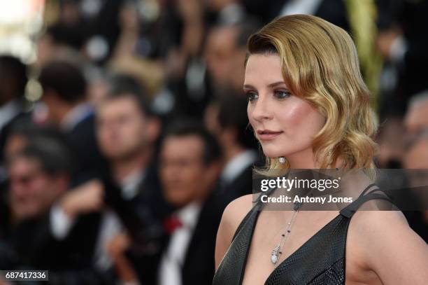 Mischa Barton attends the 70th Anniversary of the 70th annual Cannes Film Festival at Palais des Festivals on May 23, 2017 in Cannes, France.