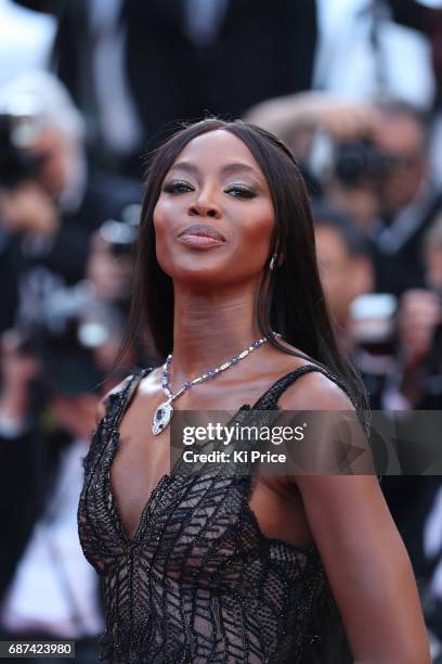 Naomi Campbell attends the 70th Anniversary of the 70th annual Cannes Film Festival at Palais des Festivals on May 23, 2017 in Cannes, France.