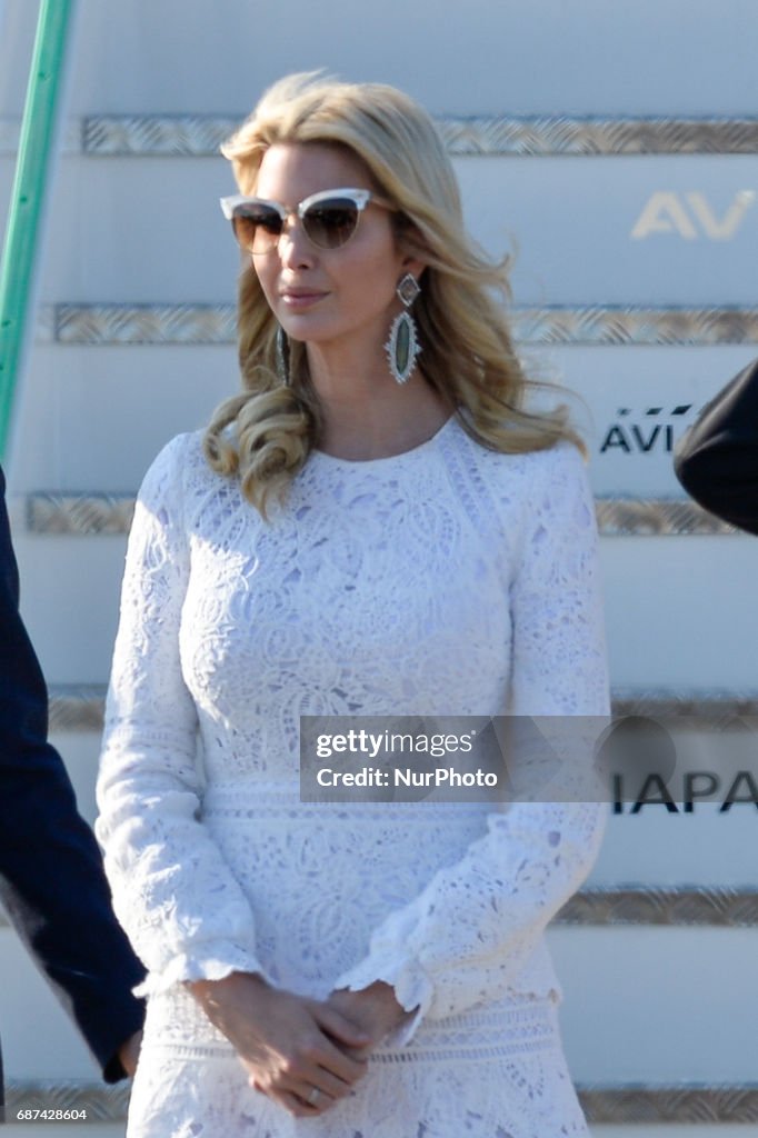 Trump Rome Italy Ivanka Trump in Airport Fiumicino in Rome on may 23, 2017 News Photo ...