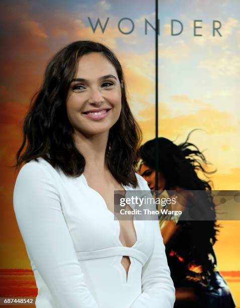 Gal Gadot attends Build Presents The Cast Of "Wonder Woman" at Build Studio on May 23, 2017 in New York City.