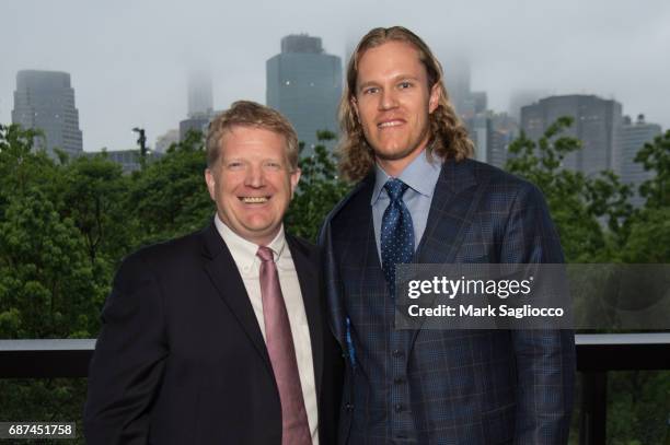 Sjgren's Syndrome Foundation CEO Steven Taylor and Noah Syndergaard attend Gotham Magazine's Celebration of it's Late Spring Issue with Noah...