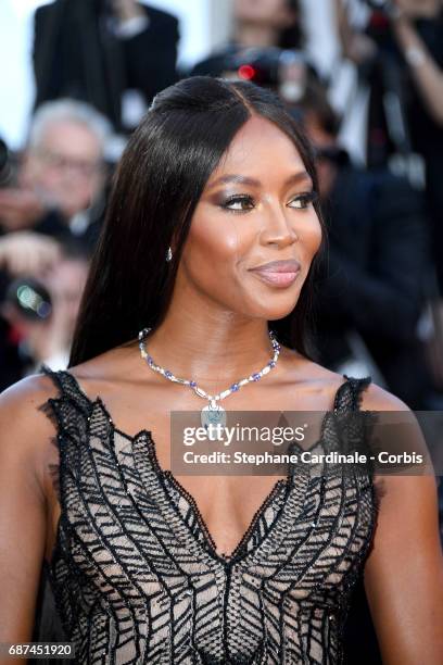 Model Naomi Campbell attends the 70th Anniversary of the 70th annual Cannes Film Festival at Palais des Festivals on May 23, 2017 in Cannes, France.