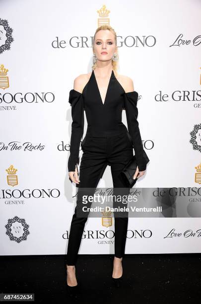 Daria Strokous attends the De Grisogono "Love On The Rocks" party during the 70th annual Cannes Film Festival at Hotel du Cap-Eden-Roc on May 23,...
