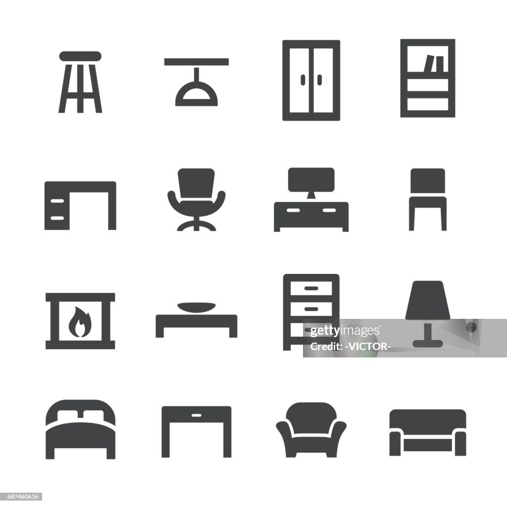 Home and Furniture Icons - Acme Series