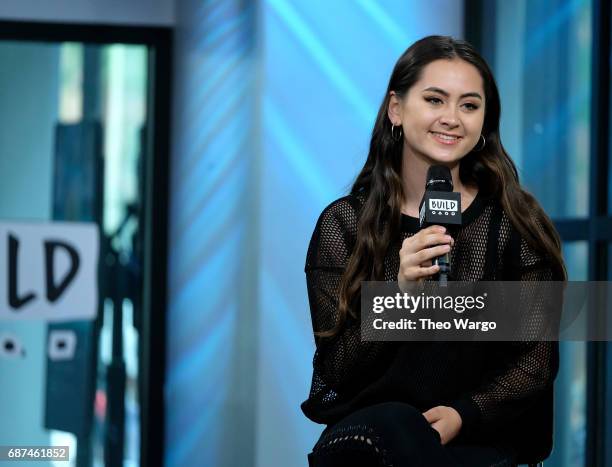 Build Presents Jasmine Thompson Discussing Her Album "Wonderland" at Build Studio on May 23, 2017 in New York City.