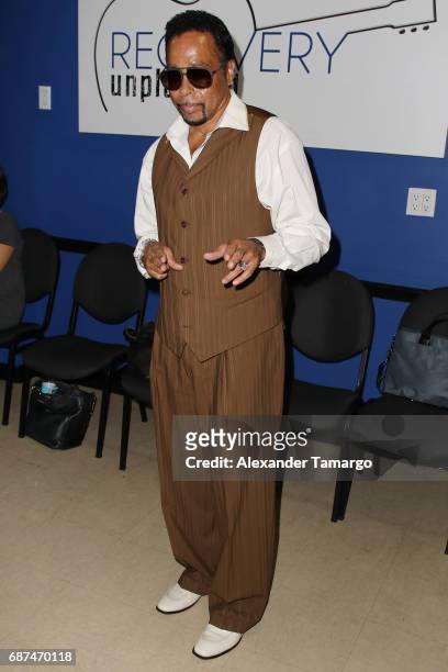 Morris Day poses at Recovery Unplugged Treatment Center on May 23, 2017 in Ft. Lauderdale, Florida.