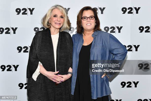 Sheila Nevins and Rosie O'Donnell attend the 92nd Street Y Presents Sheila Nevins in Conversation with Rosie O'Donnell at 92nd Street Y on May 23,...