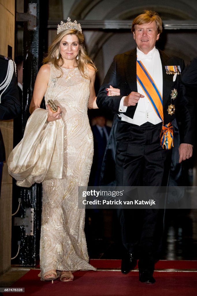 Royal Family Of The Netherlands Attends Gala Diplomatic Corps Gala Diplomatique At the Royal Palace In Amsterdam
