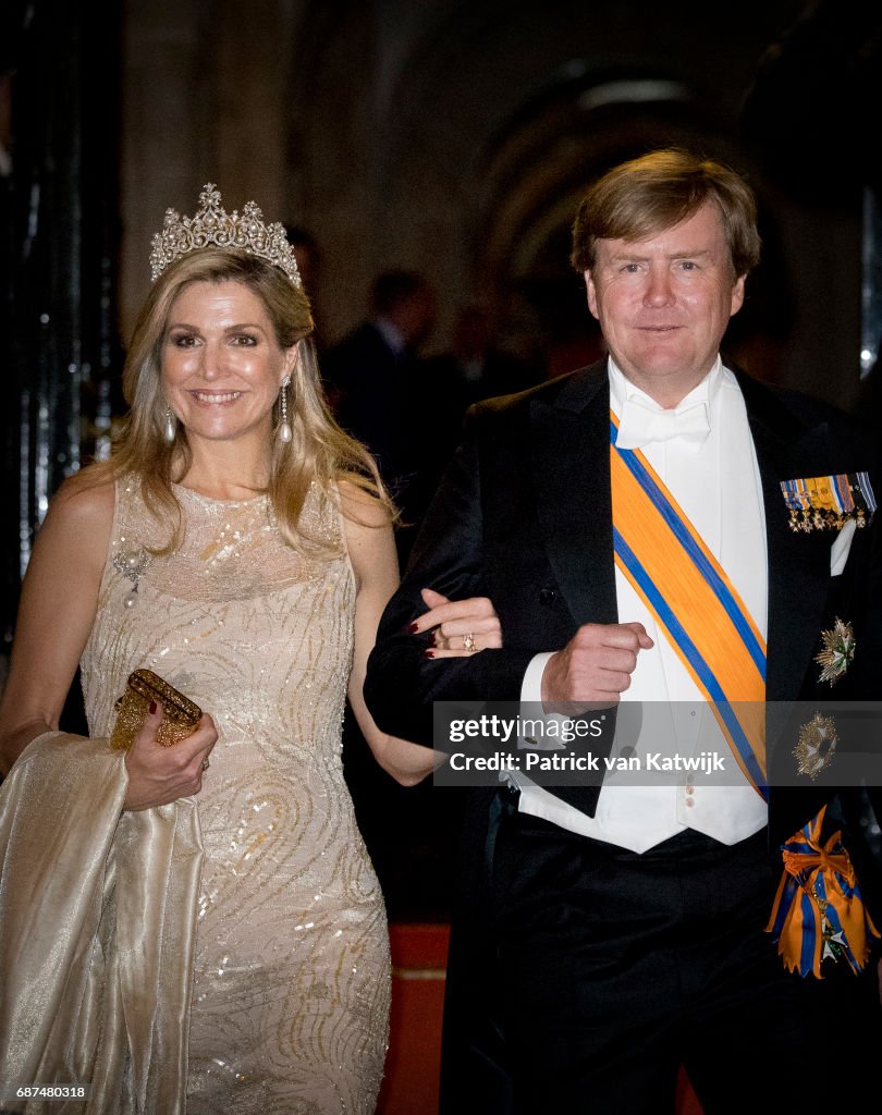 Royal Family Of The Netherlands Attends Gala Diplomatic Corps Gala Diplomatique At the Royal Palace In Amsterdam