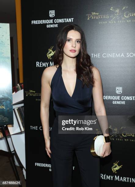 Caroline Byron attends the screening for "Pirates of The Caribbean: Dead Men Tell No Tales" presented by Remy Martin at the Crosby Street Hotel on...