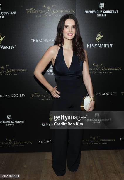 Caroline Byron attends the screening for "Pirates of The Caribbean: Dead Men Tell No Tales" presented by Remy Martin at the Crosby Street Hotel on...