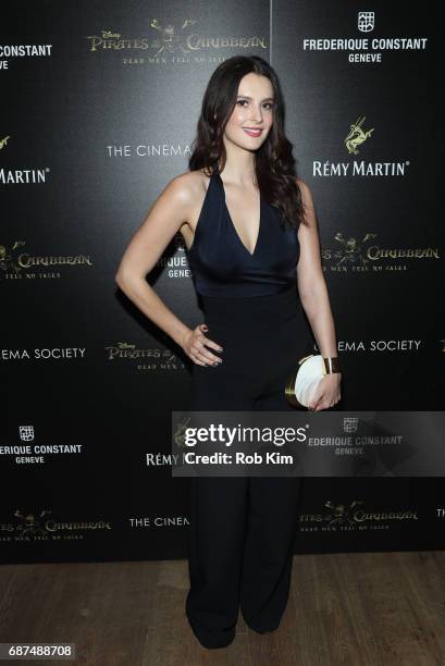 Caroline Byron attends the screening for "Pirates of The Caribbean: Dead Men Tell No Tales" presented by Remy Martin at the Crosby Street Hotel on...
