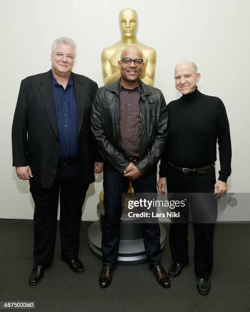 Re-recording mixer Tom Fleischman, Academy of Motion Picture Arts and Sciences Director of Programs and Membership in New York Patrick Harrison and...