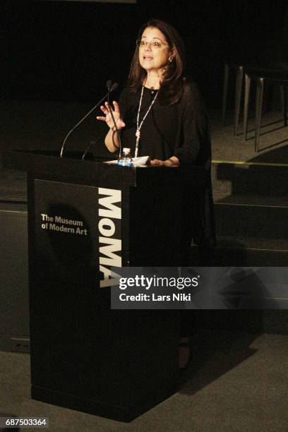 Supervising ADR Editor Deborah Wallach addresses the audience during the Academy of Motion Picture Arts and Sciences Presentation "We'll Fix it in...