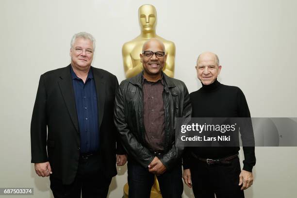Re-recording mixer Tom Fleischman, Academy of Motion Picture Arts and Sciences Director of Programs and Membership in New York Patrick Harrison and...