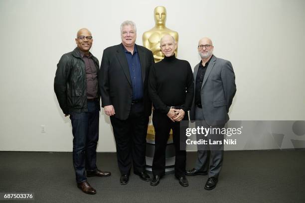 Academy of Motion Picture Arts and Sciences Director of Programs and Membership in New York Patrick Harrison, Re-recording mixer Tom Fleischman,...