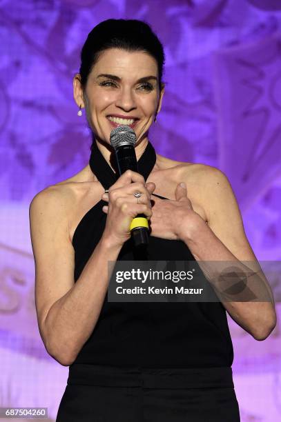 Actress Julianna Margulies speaks onstage during the SeriousFun Children's Network Gala at Pier 60 on May 23, 2017 in New York City.