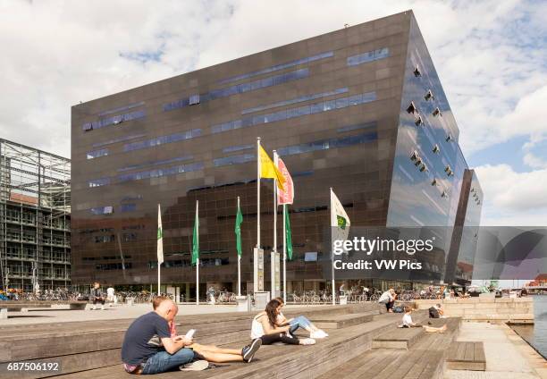 The Black Diamond Library, Slotsholmen, Copenhagen, Denmark.