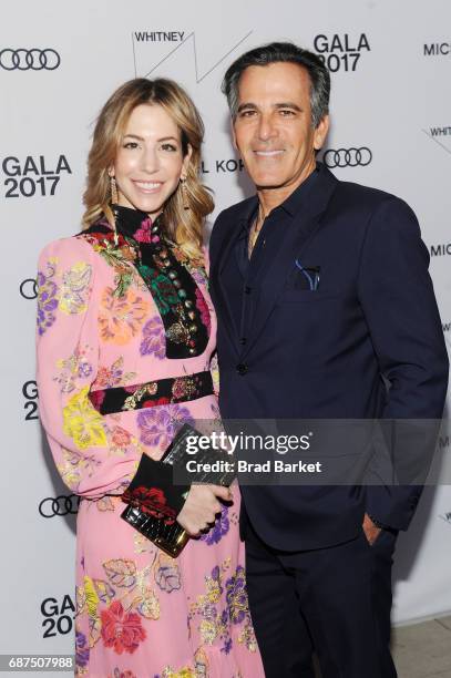 Jill Bikoff and Trustee of the Whitney Museum of Art J. Darius Bikoff attend the Whitney Museum's annual Spring Gala and Studio Party 2017 sponsored...